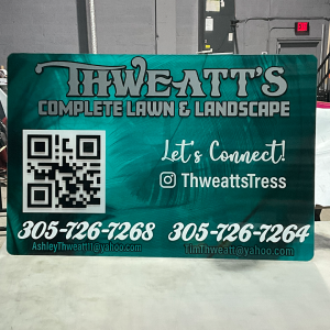 Rigid sign panel Rigid sign panel