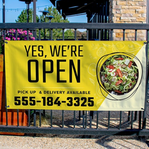 Vinyl banner Vinyl banner